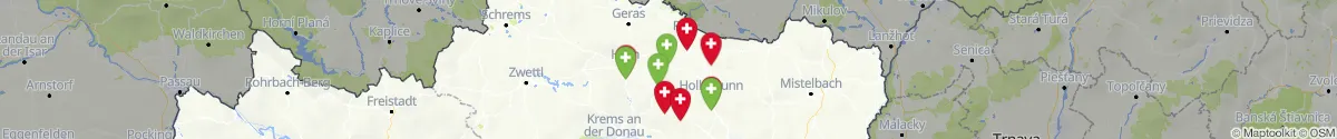 Map view for Pharmacies emergency services nearby Zellerndorf (Hollabrunn, Niederösterreich)